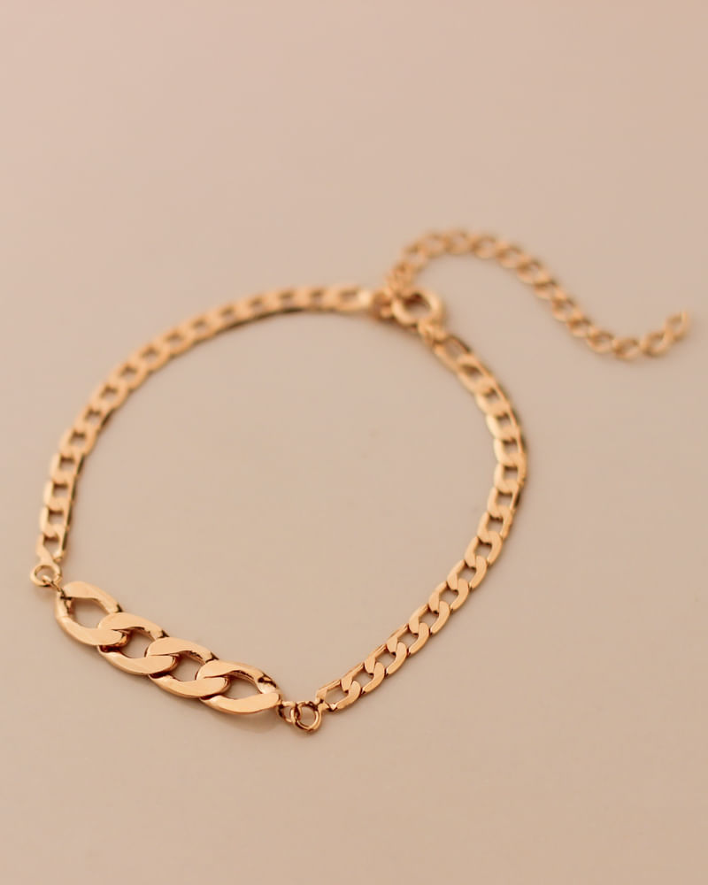 pulseira duo grumet banho ouro 18k-2